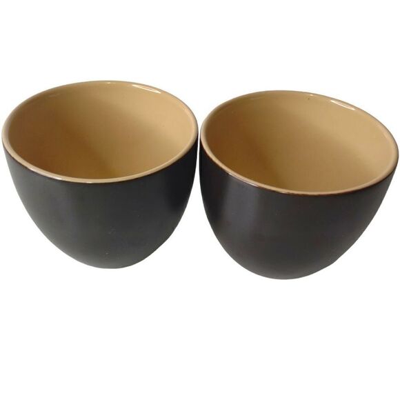 Ceramic Cups 'You're Mine' Brown Tan NEW 10 OZ. Single Two Hand Hold Bailey's - Picture 2 of 5